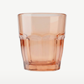 Bormioli Rocco Rock Bar Verre à whisky 27 Cl Orange - 6 pièces