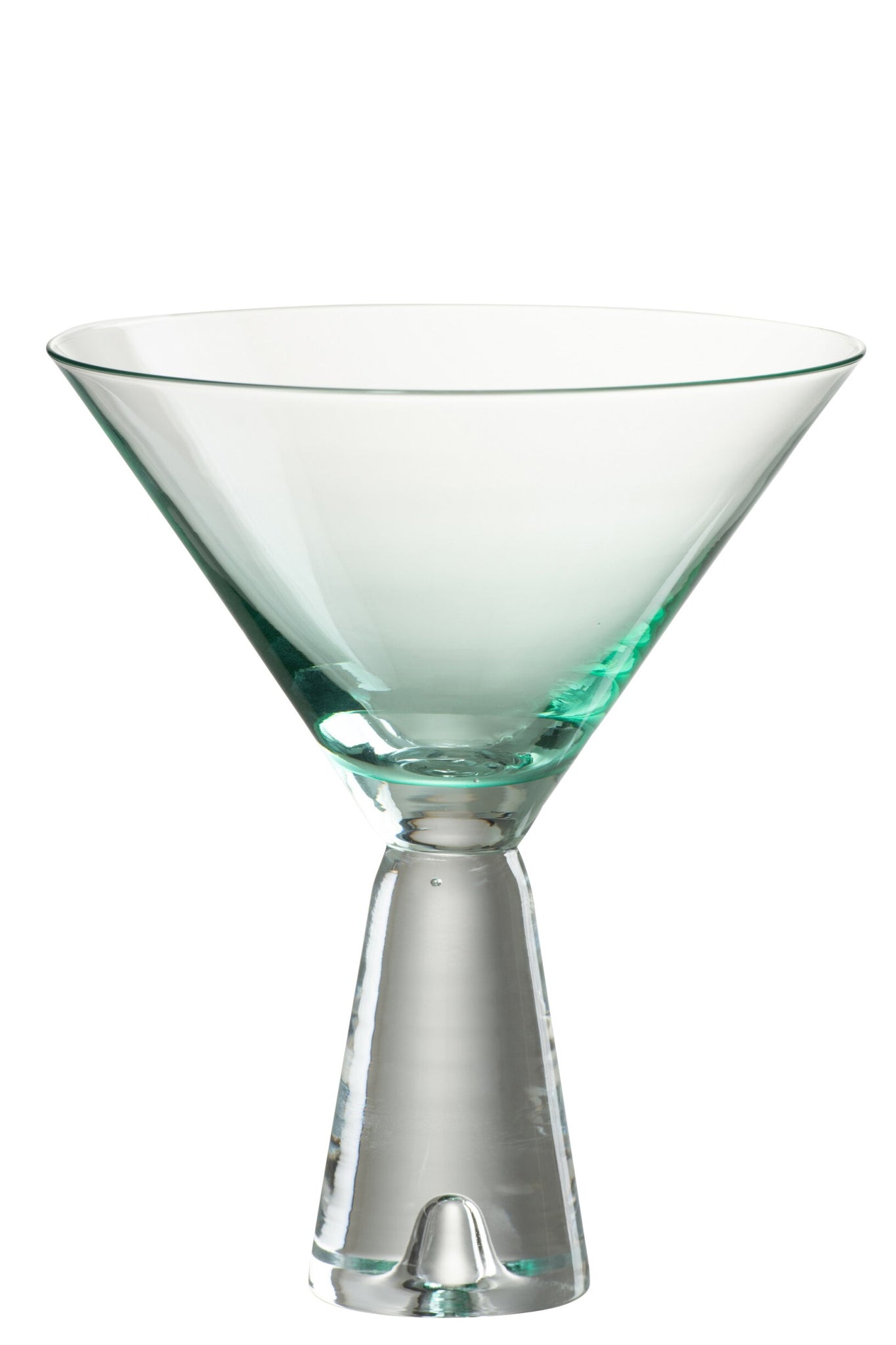 J-Line Lewis Verre à cocktail transparent/bleu azur