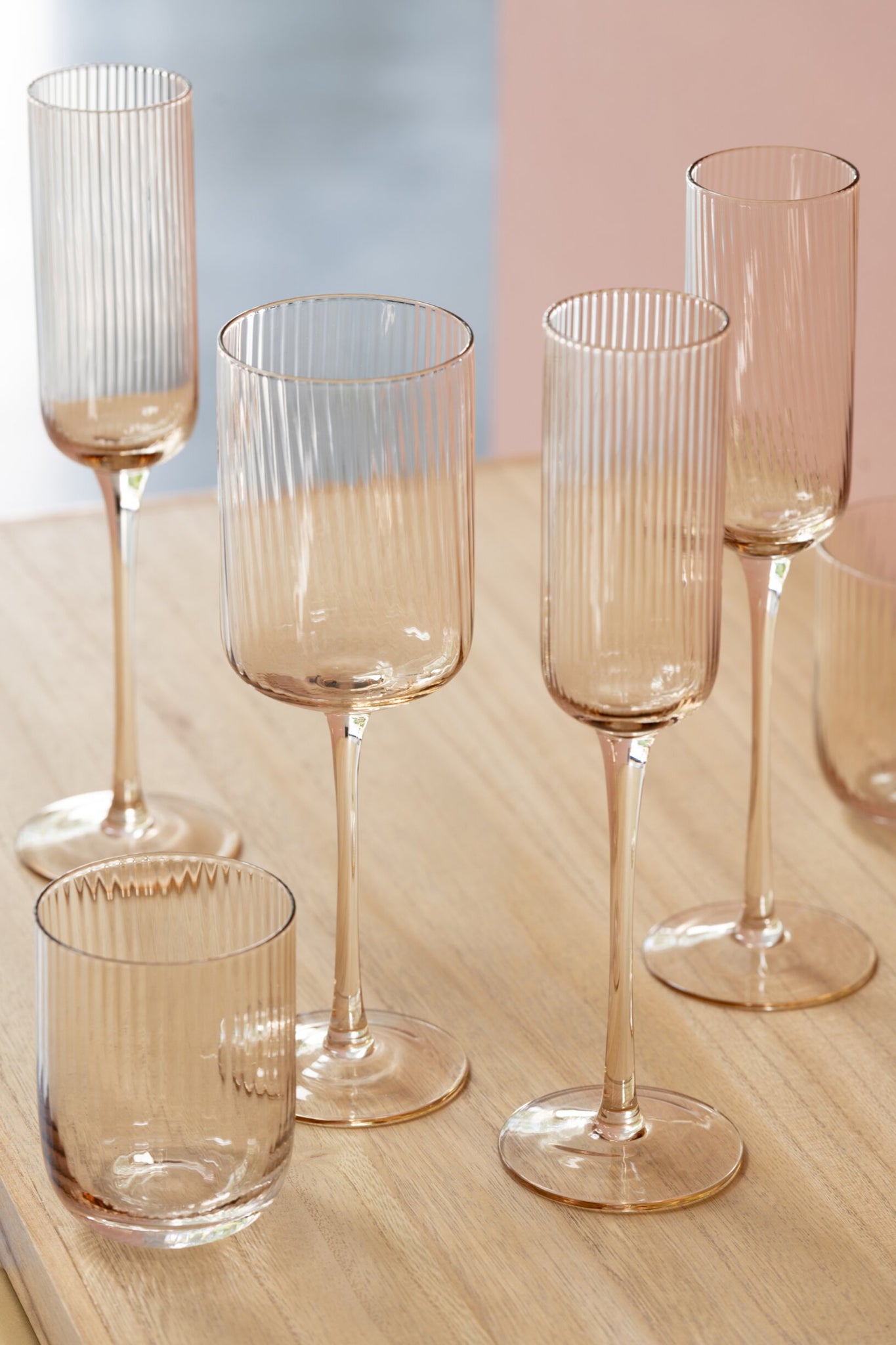 J-Line Ralph Verre à vin 37 Cl ambre