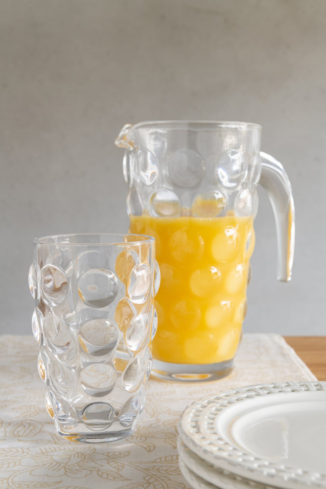J-Line verre à limonade Loupe transparent