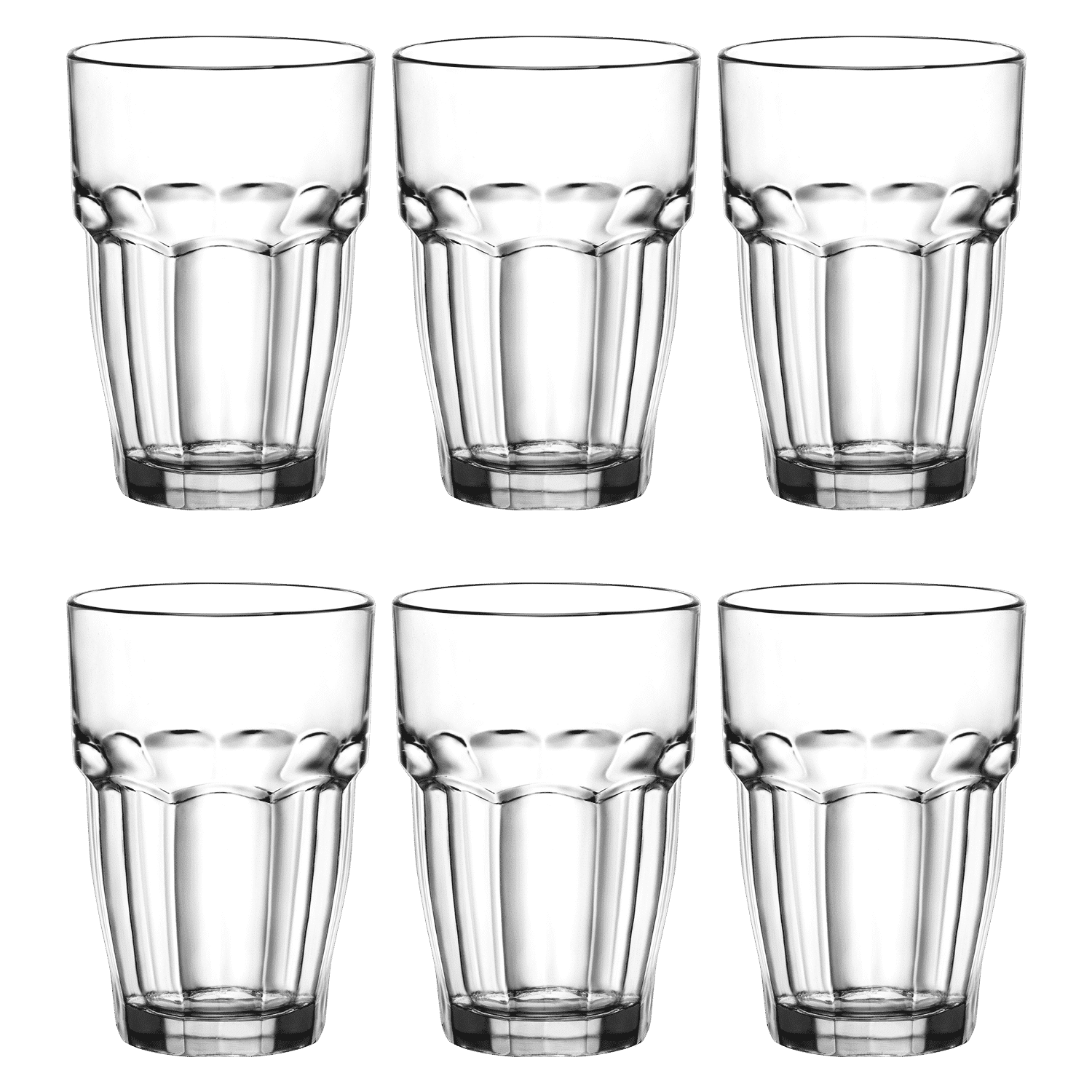 Bormioli Rocco Rock Tumbler 36,5 Cl - 6 Stuks - Glazen.nl