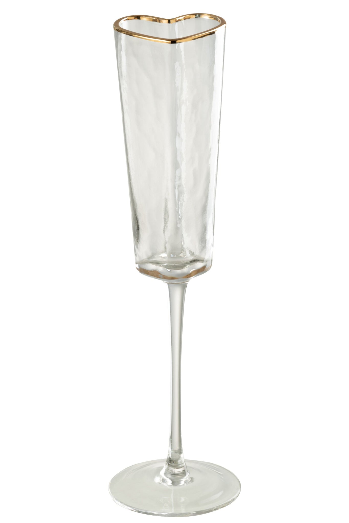 J-Line verre à champagne Cœur doré/transparent