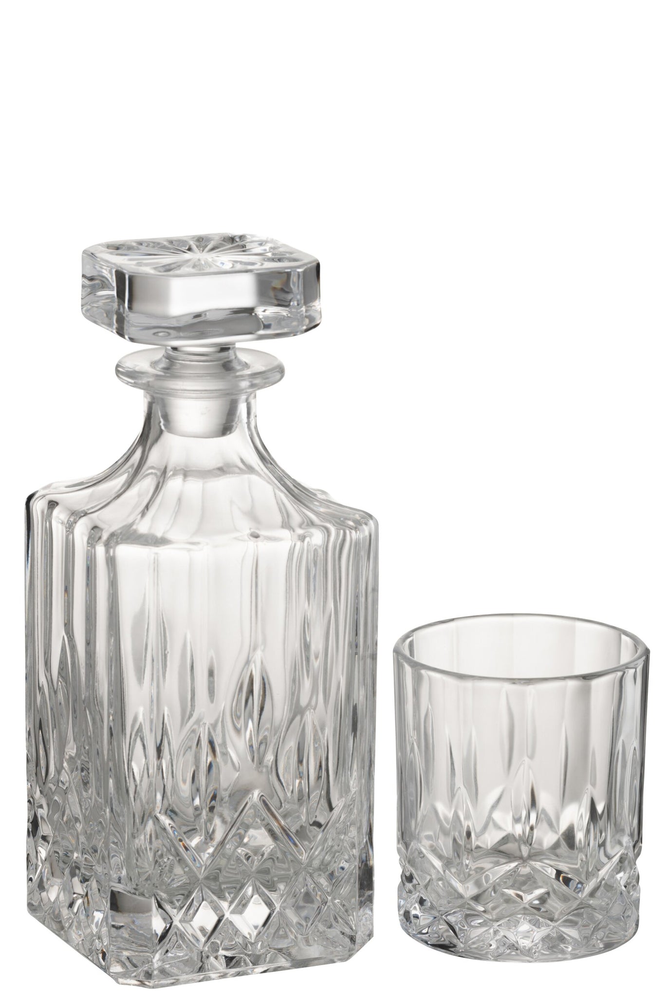 J-Line Franco Verre à eau transparent