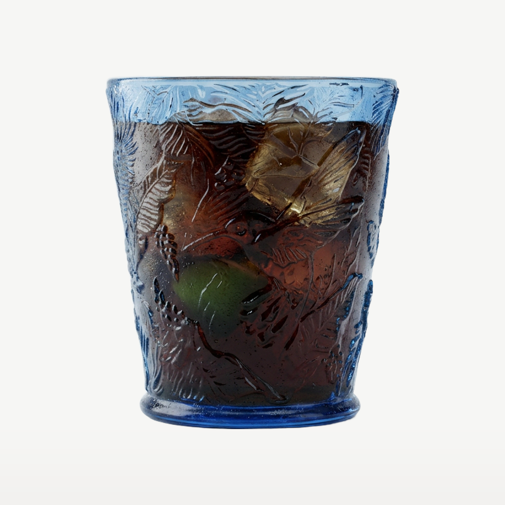 J-Line Waterglas Vogels Blauw - Glazen.nl