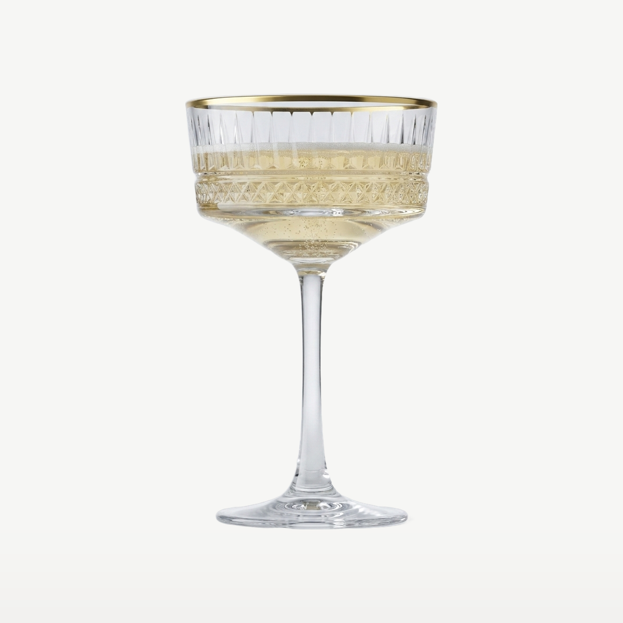 Pasabahce Elysia Champagneglas / Coupe 26 Cl Gouden Rand - 4 Stuks - Glazen.nl