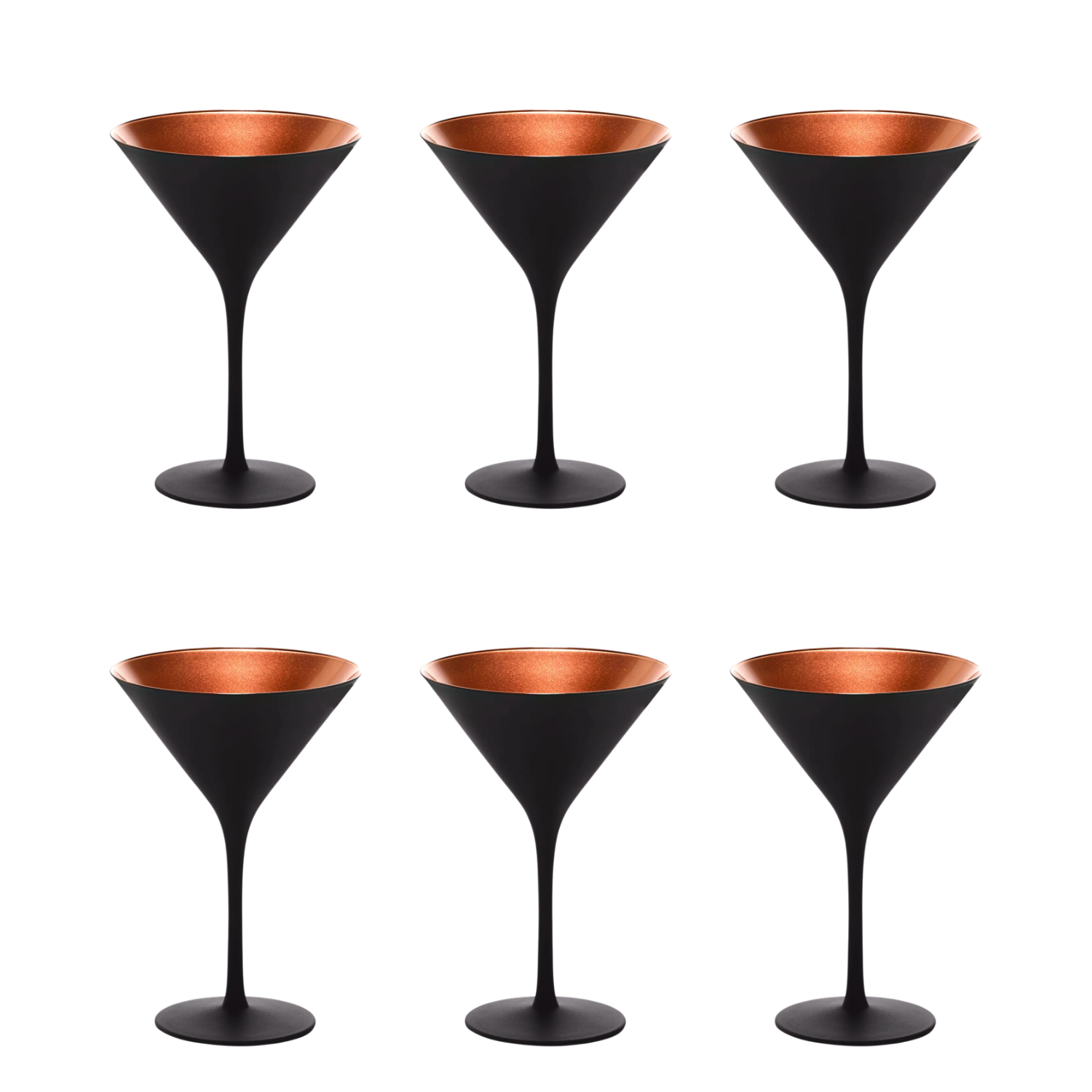 Stölzle Lausitz Elements Cocktailglas 24 Cl Zwart - 6 Stuks