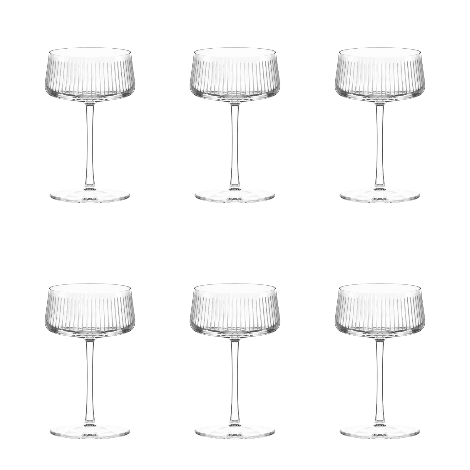 Stölzle Lausitz Soho Champagnecoupe 27.5 Cl - 6 Stuks