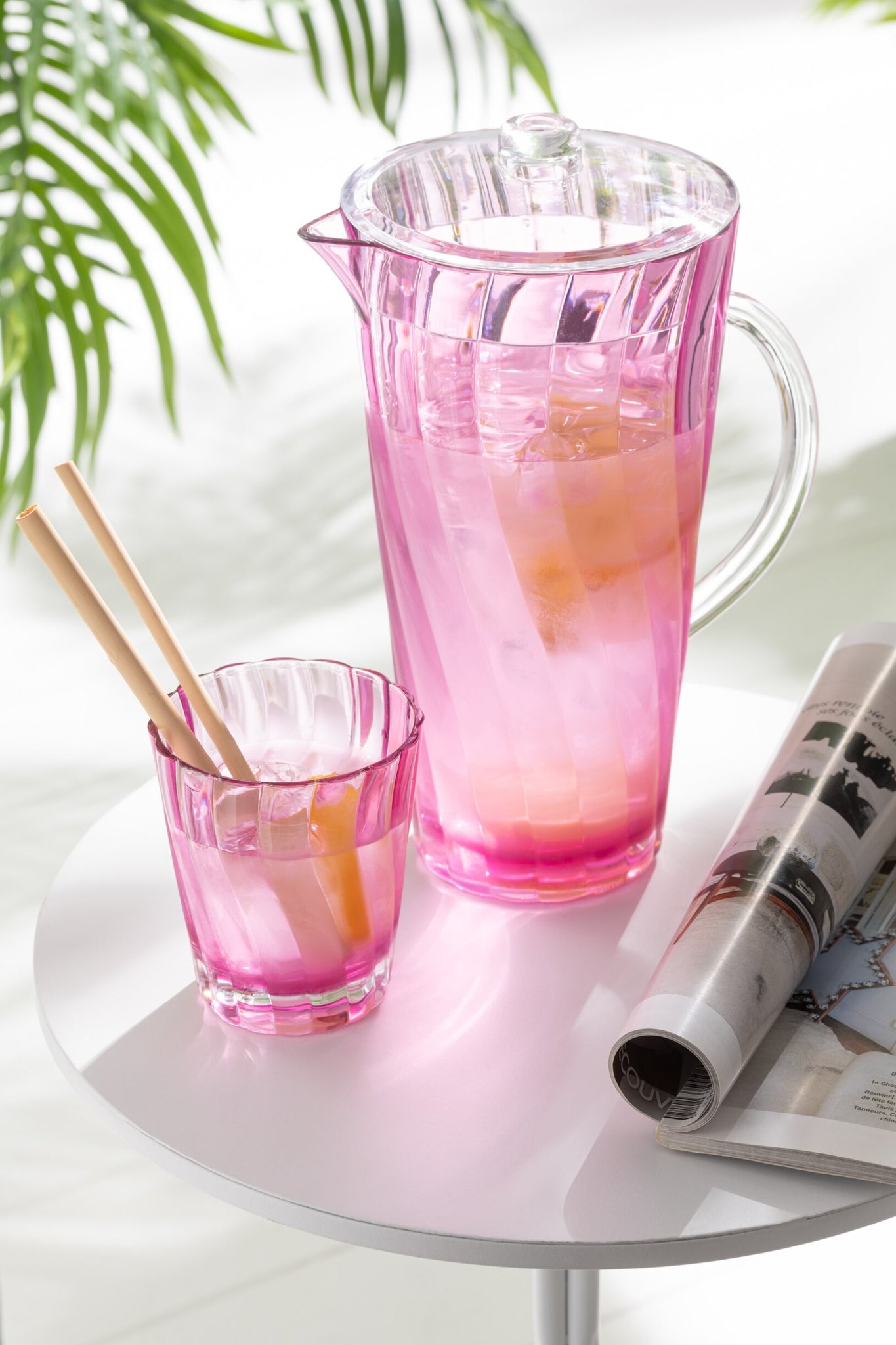 J-Line Verres à eau incassables assortis - 4 pièces