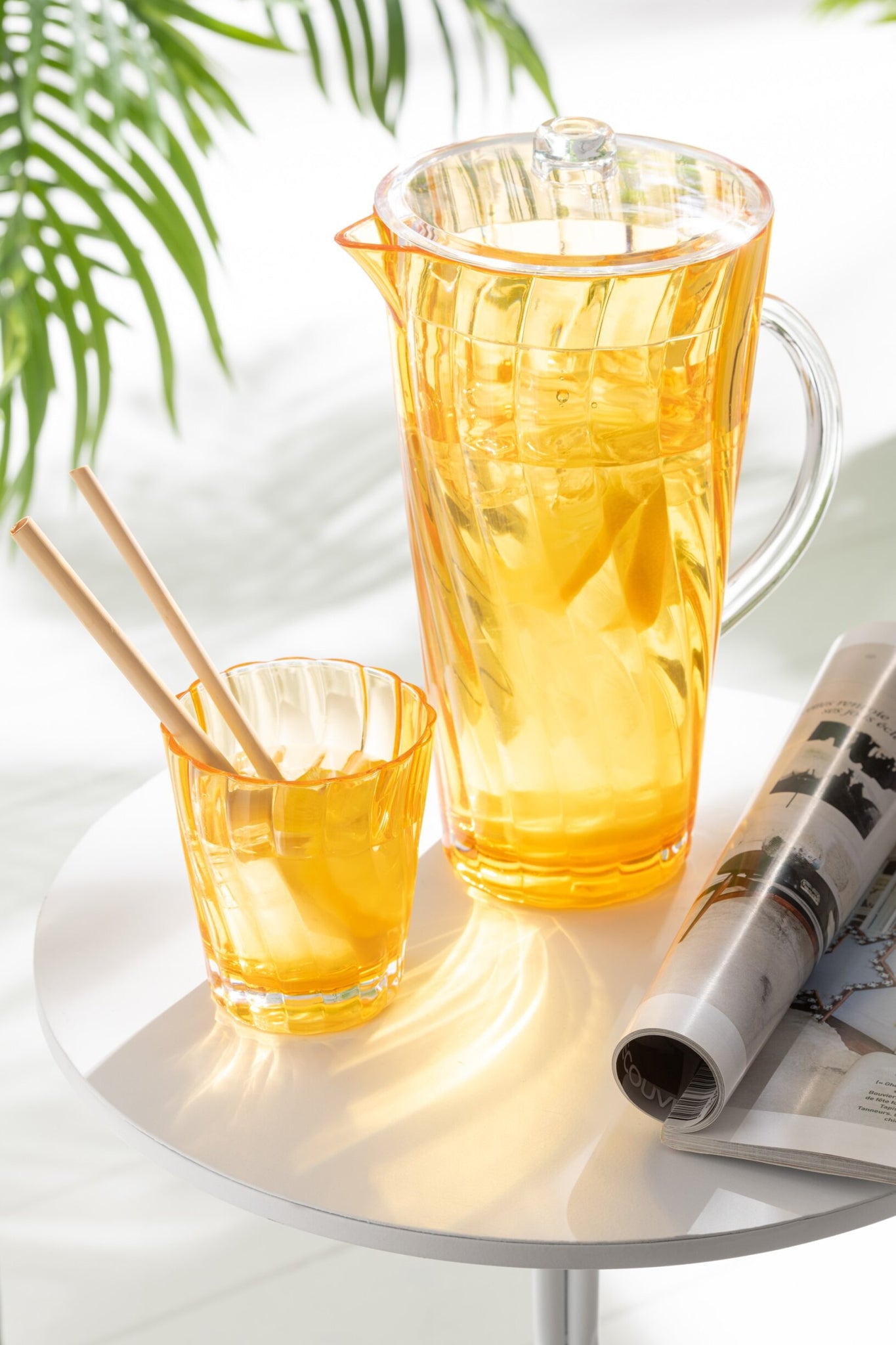 J-Line Verres à eau incassables assortis - 4 pièces