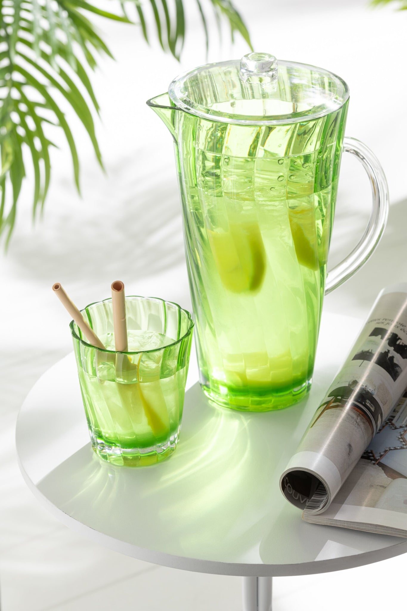 J-Line Verres à eau incassables assortis - 4 pièces