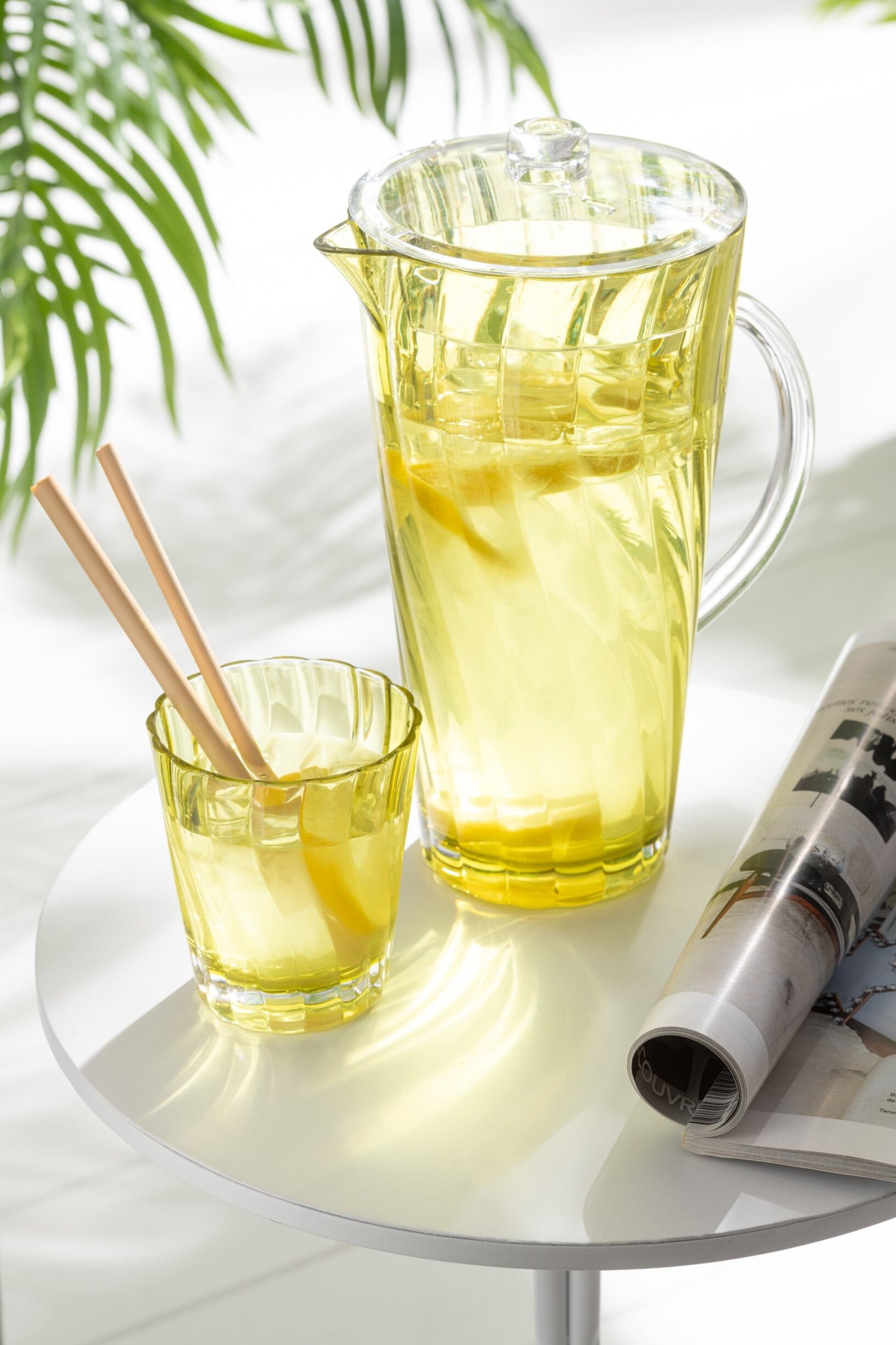 J-Line Verres à eau incassables assortis - 4 pièces