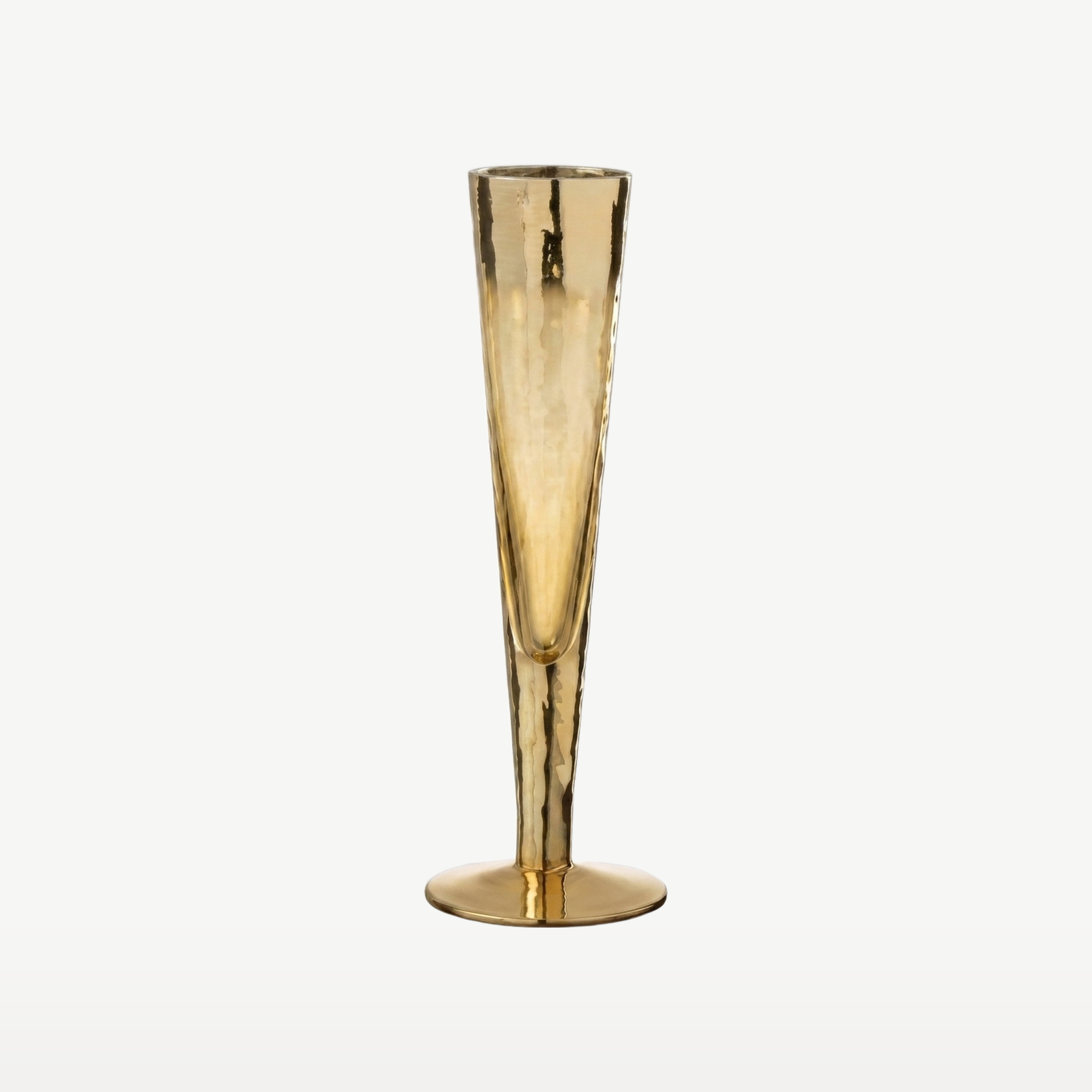 J-Line Champagneglas 15 Cl Onregelmatig Goud - Glazen.nl