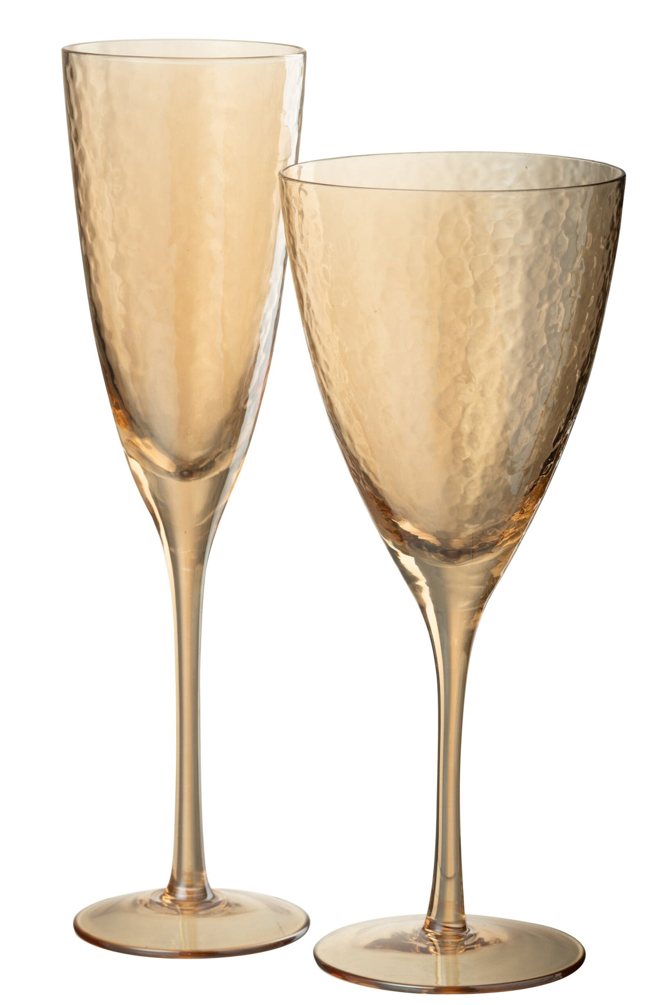 J-Line Verre à champagne doré