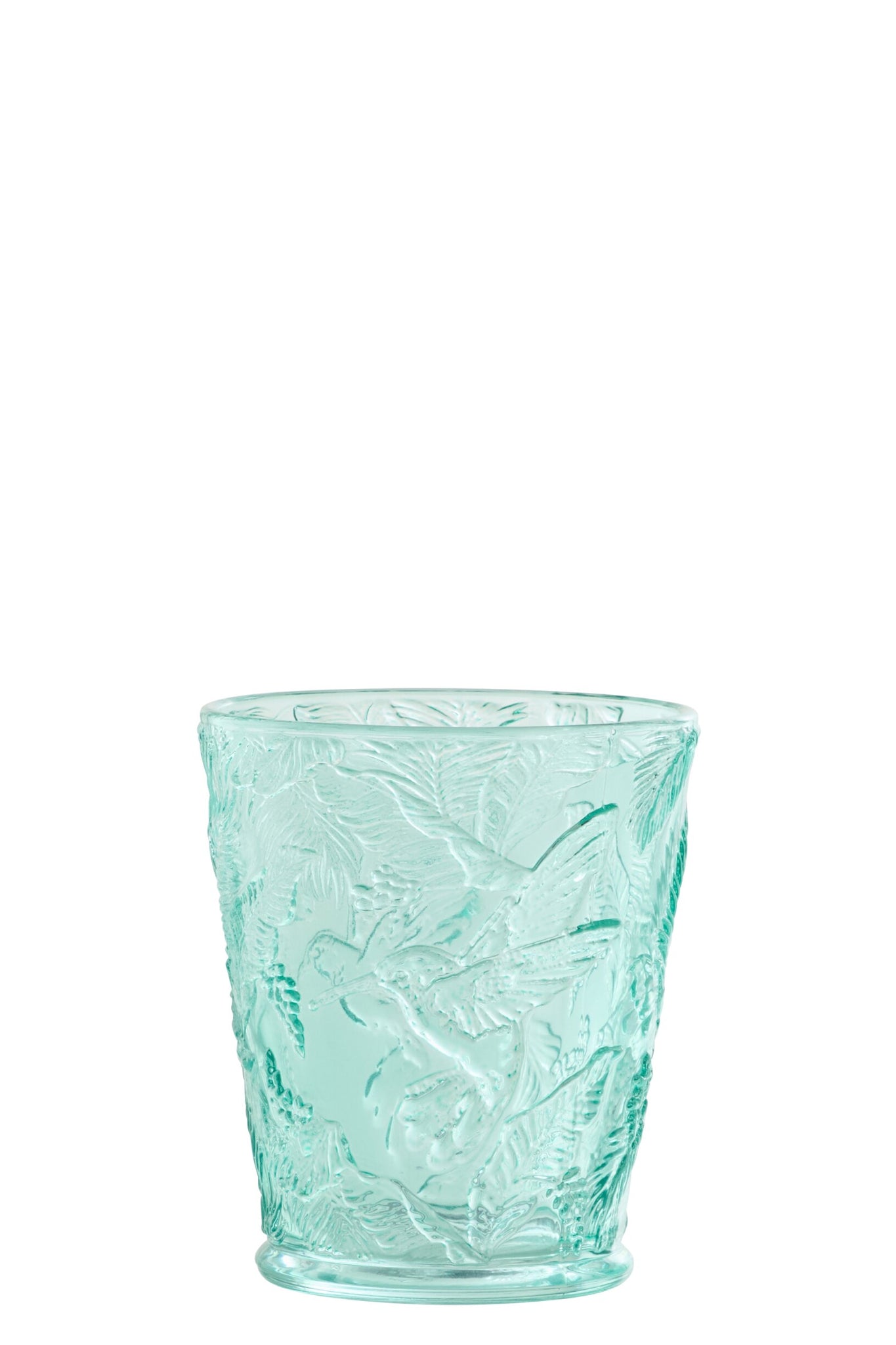 J-Line verre à eau Oiseaux bleu azur