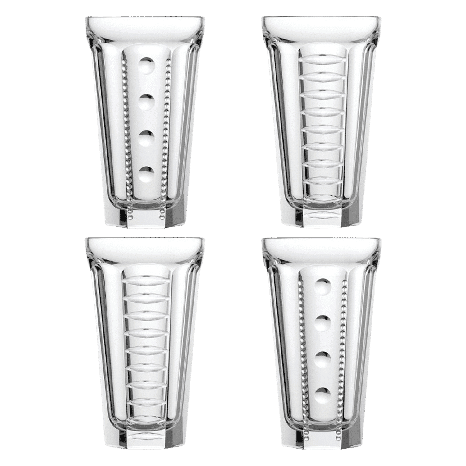 La Rochère Saga 2X2 Modellen Ds A4 Assorti - 4 Stuks - Glazen.nl