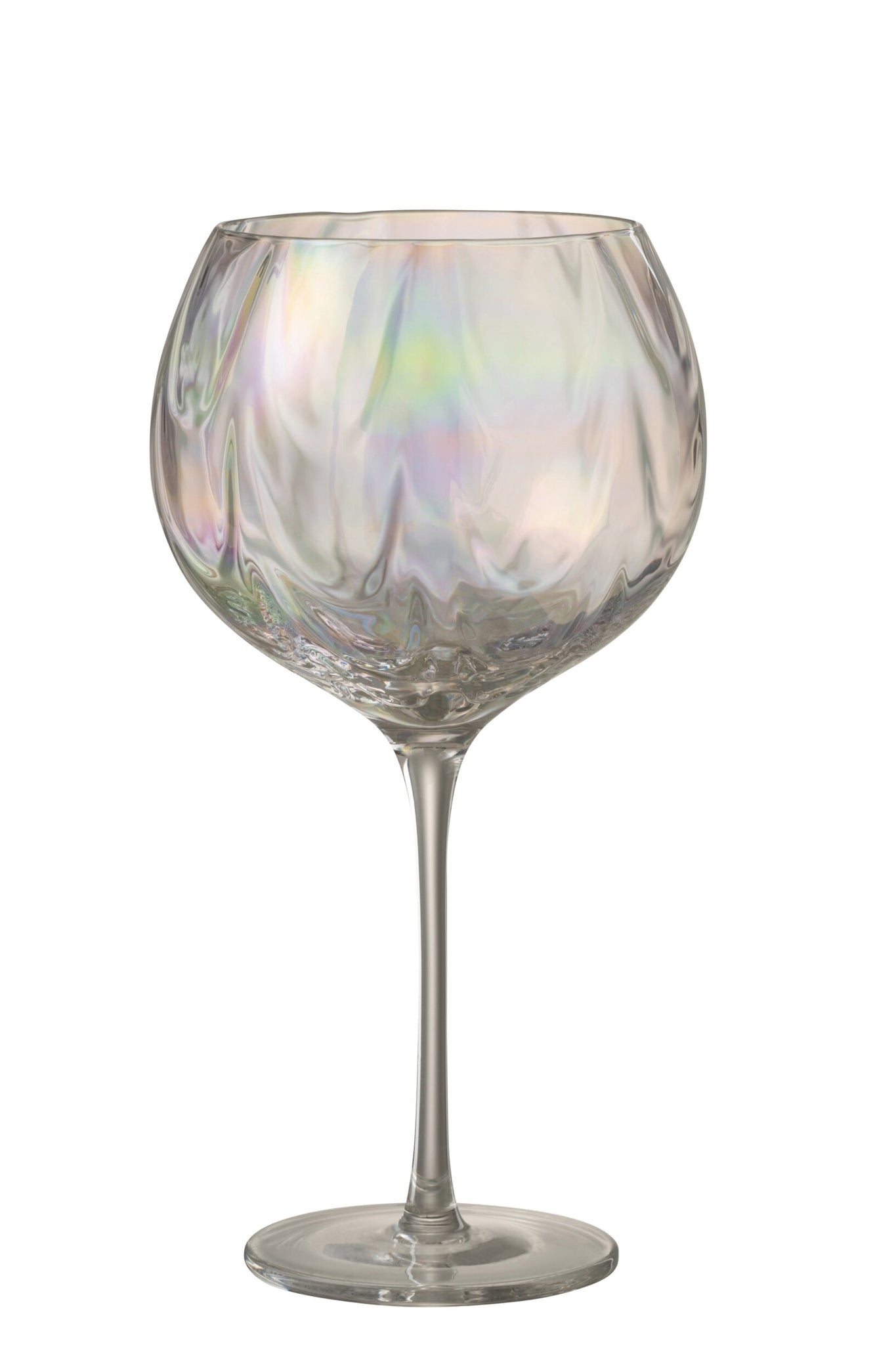 J-Line verre à vin irrégulier transparent
