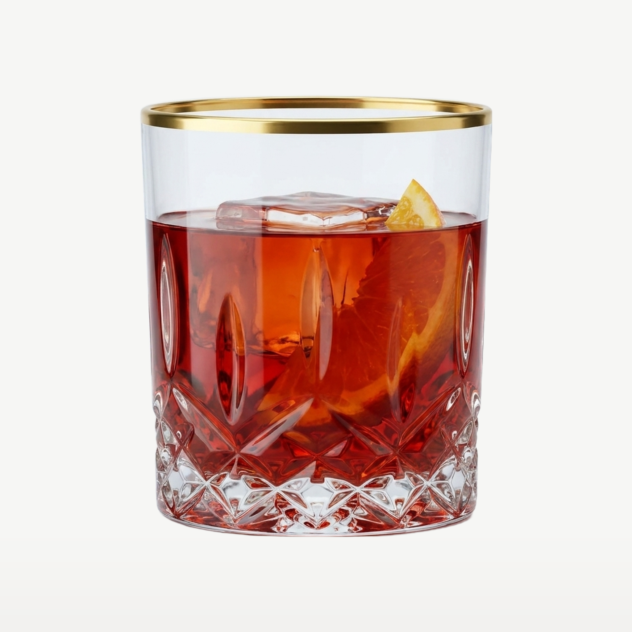 J-Line Franco Waterglas 32 Cl Goud/Transparant - Glazen.nl