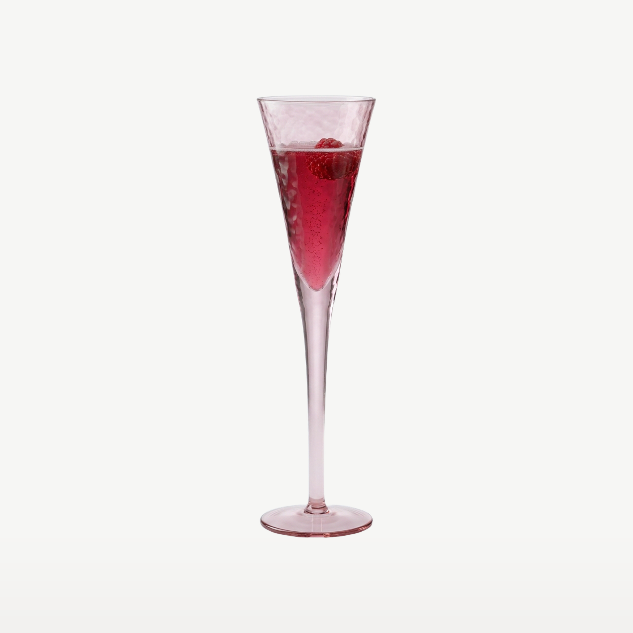 J-Line Champagneglas 15 Cl Onregelmatig Roze - Glazen.nl