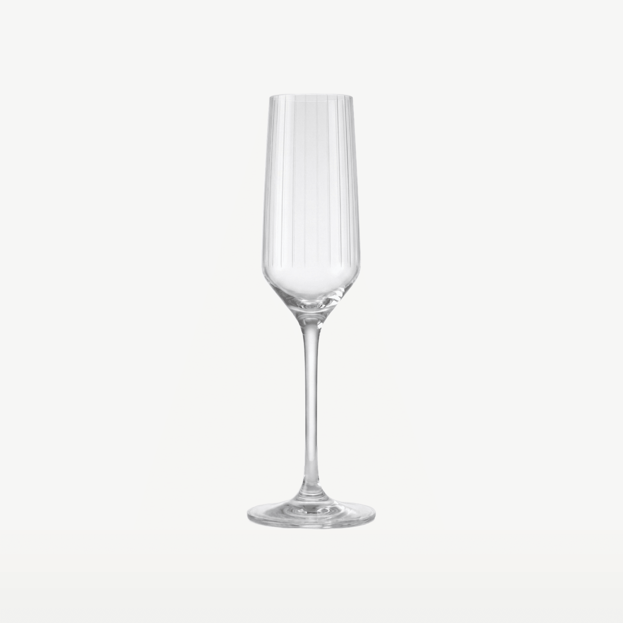 Royal Leerdam Carré Optics Champagneflute 22,5 Cl - 6 Stuks - Glazen.nl