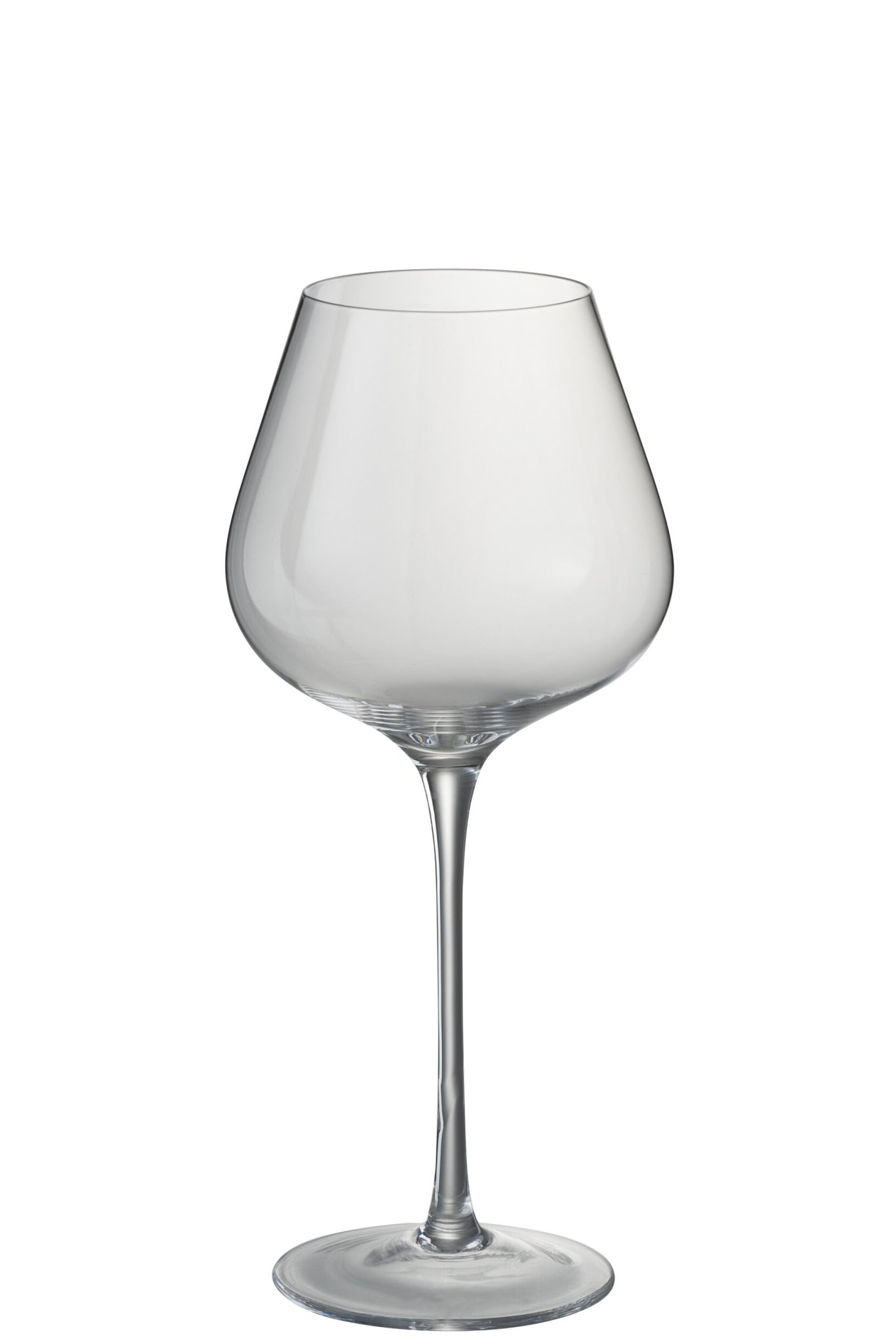 J-Line Witte Verre à vin large transparent