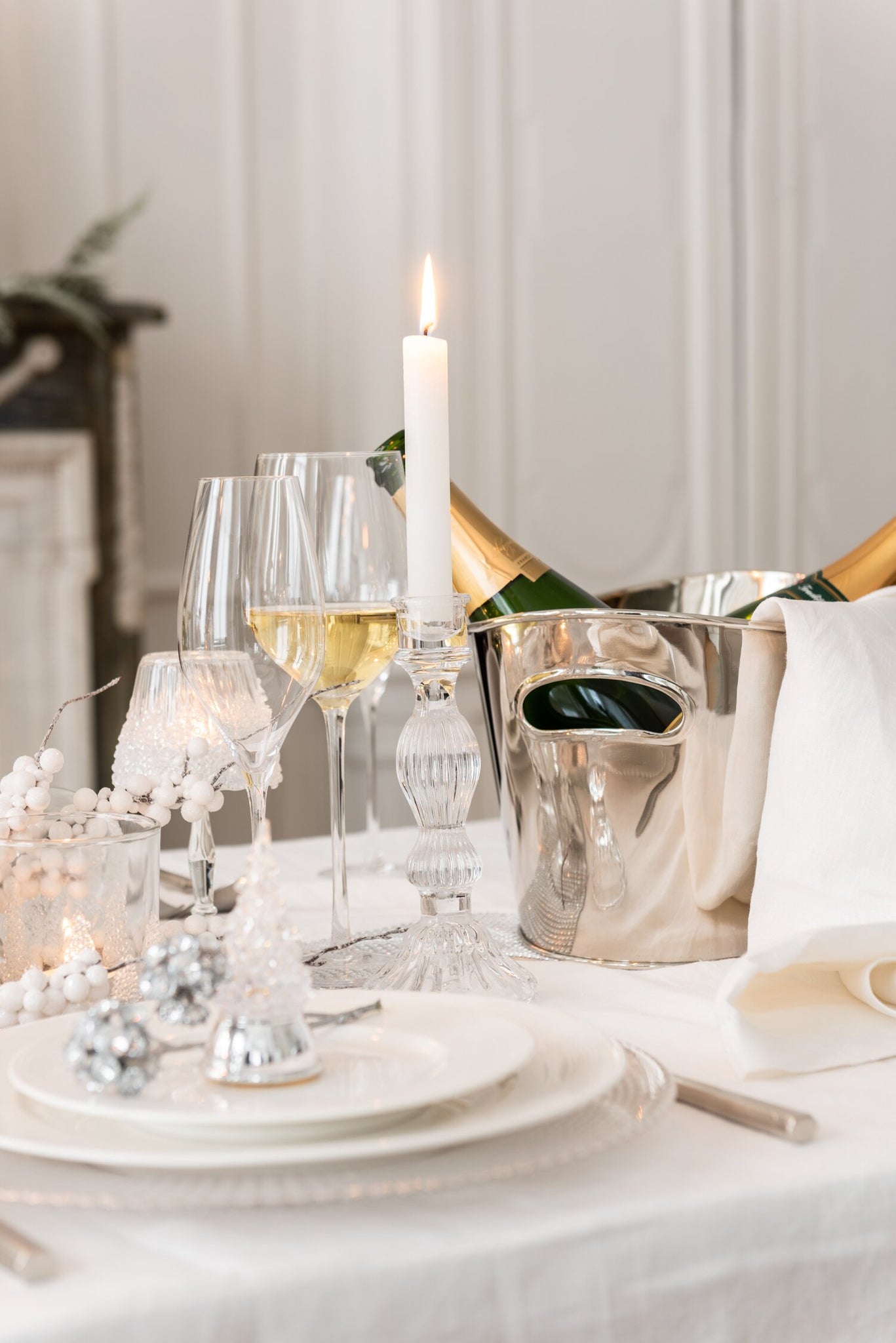 J-Line Verre à champagne Leti 32 Cl transparent