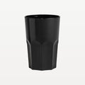 Bar Professional Granity Long Drink Glass, Black, Unbreakable, 40 Cl - 5 Pieces