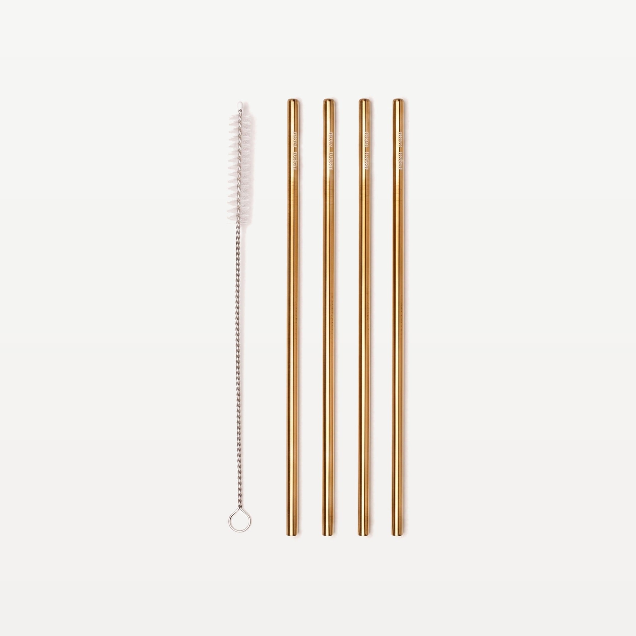 Bar Professional Rietjes Goud Herbruikbaar 21 cm Set