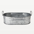 Bar Professional Galvanized Serving Tray 15x23x7 cm