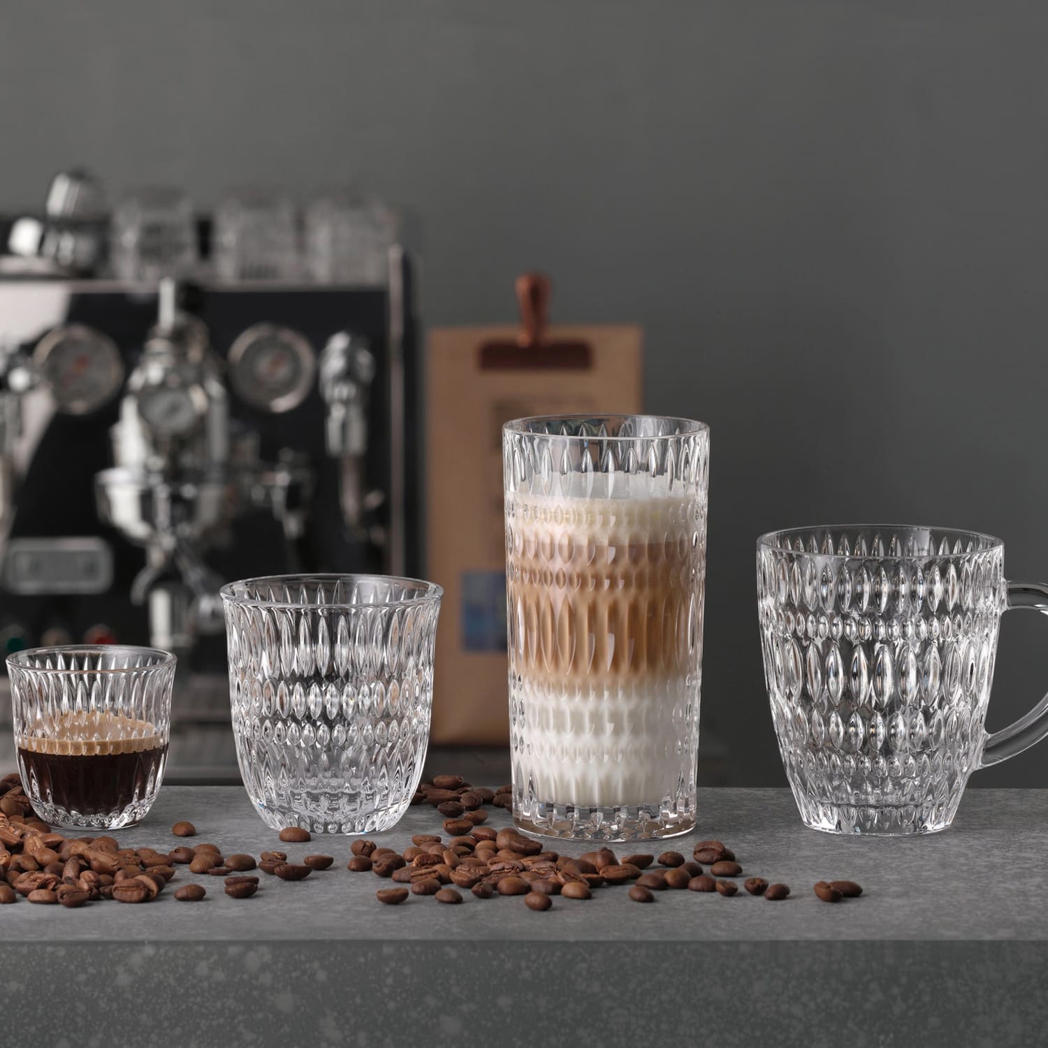 Nachtmann Ethno Barista Cappuccinoglas 23,5 Cl - 2 Stuks - Glazen.nl