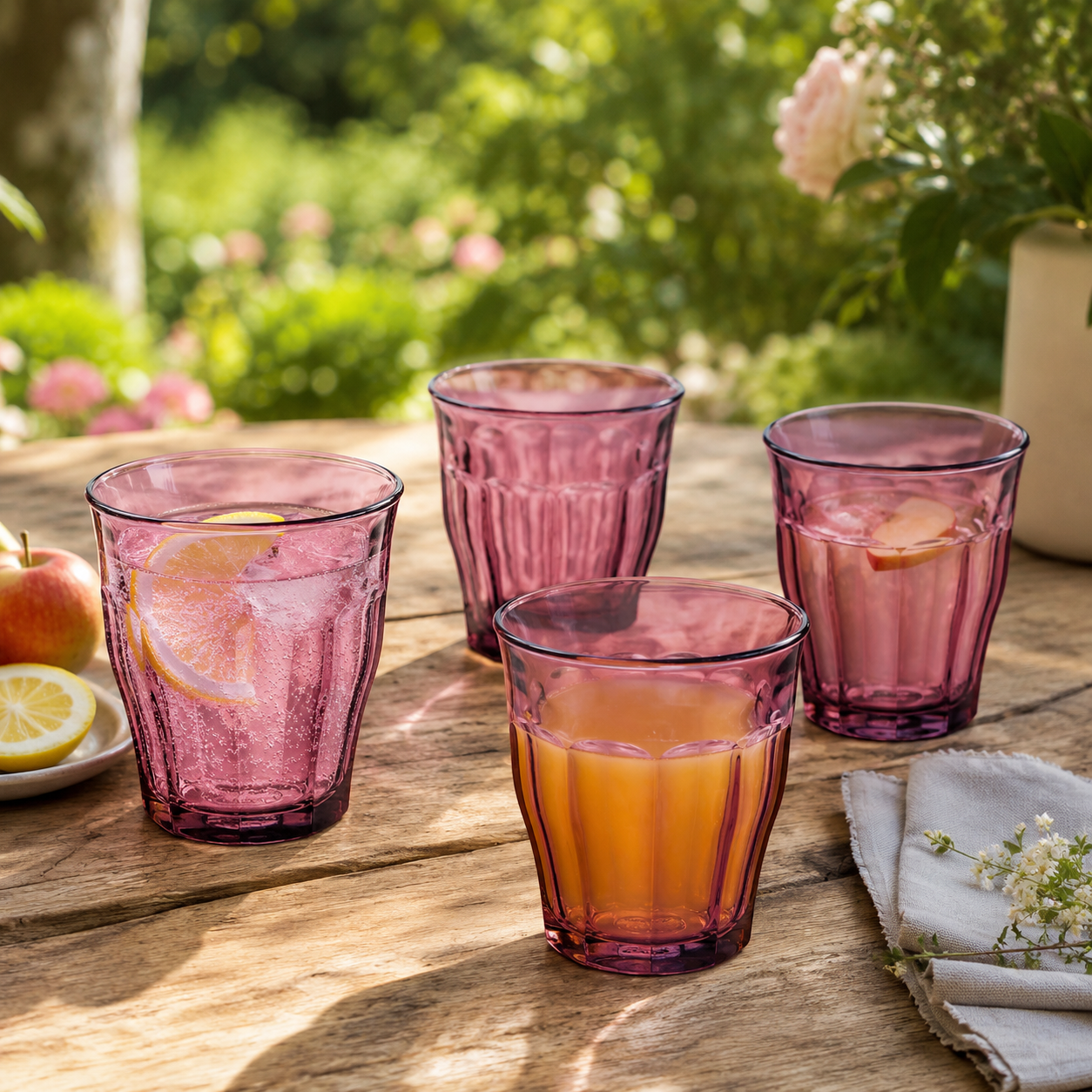 Duralex Picardie Tumbler 25 Cl Paars - 6 Stuks