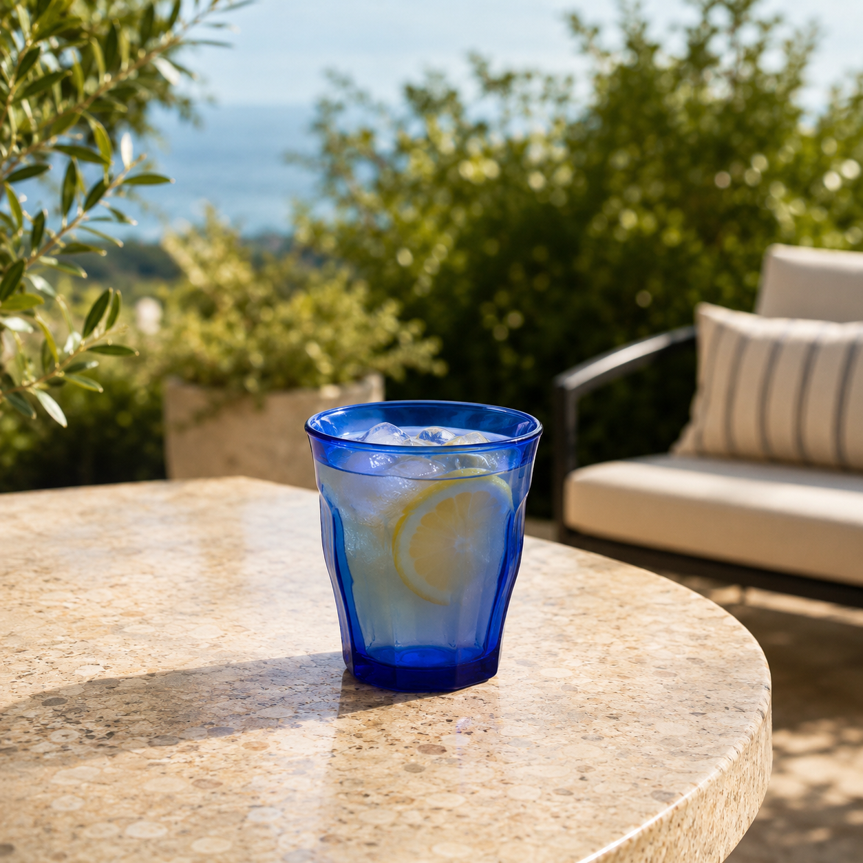 Duralex Picardie Tumbler 25 Cl Blauw - 6 Stuks