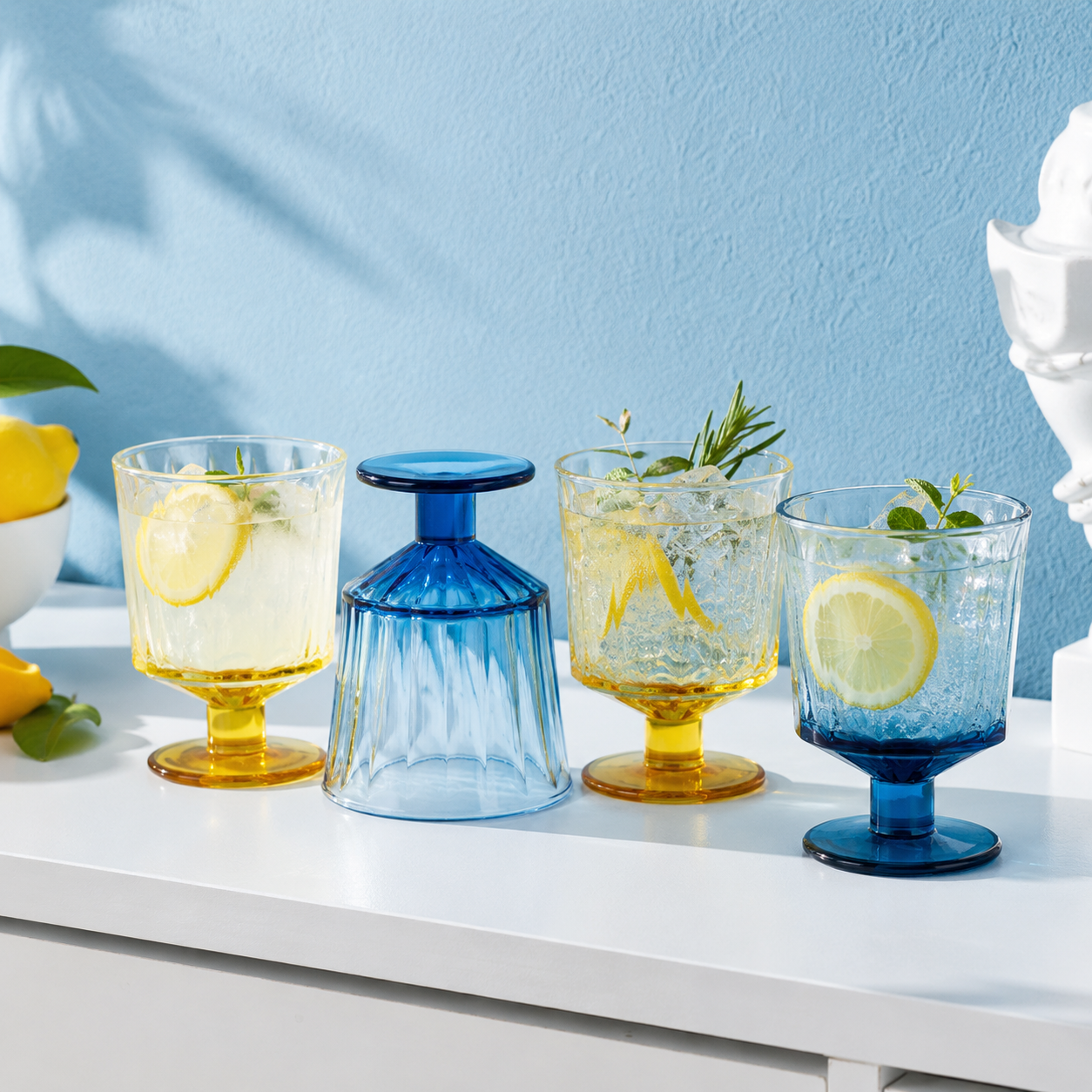 La Rochere Wijnglas 2x2 Kleuren 26 Cl - 4 Stuks