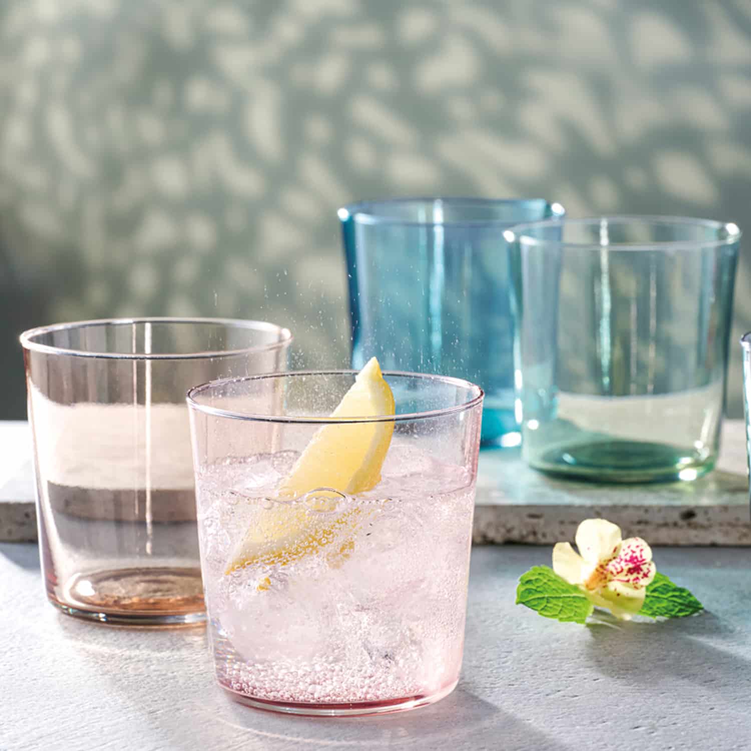 Onis Cidra Tumbler 37 Cl Roze - 6 Stuks - Glazen.nl