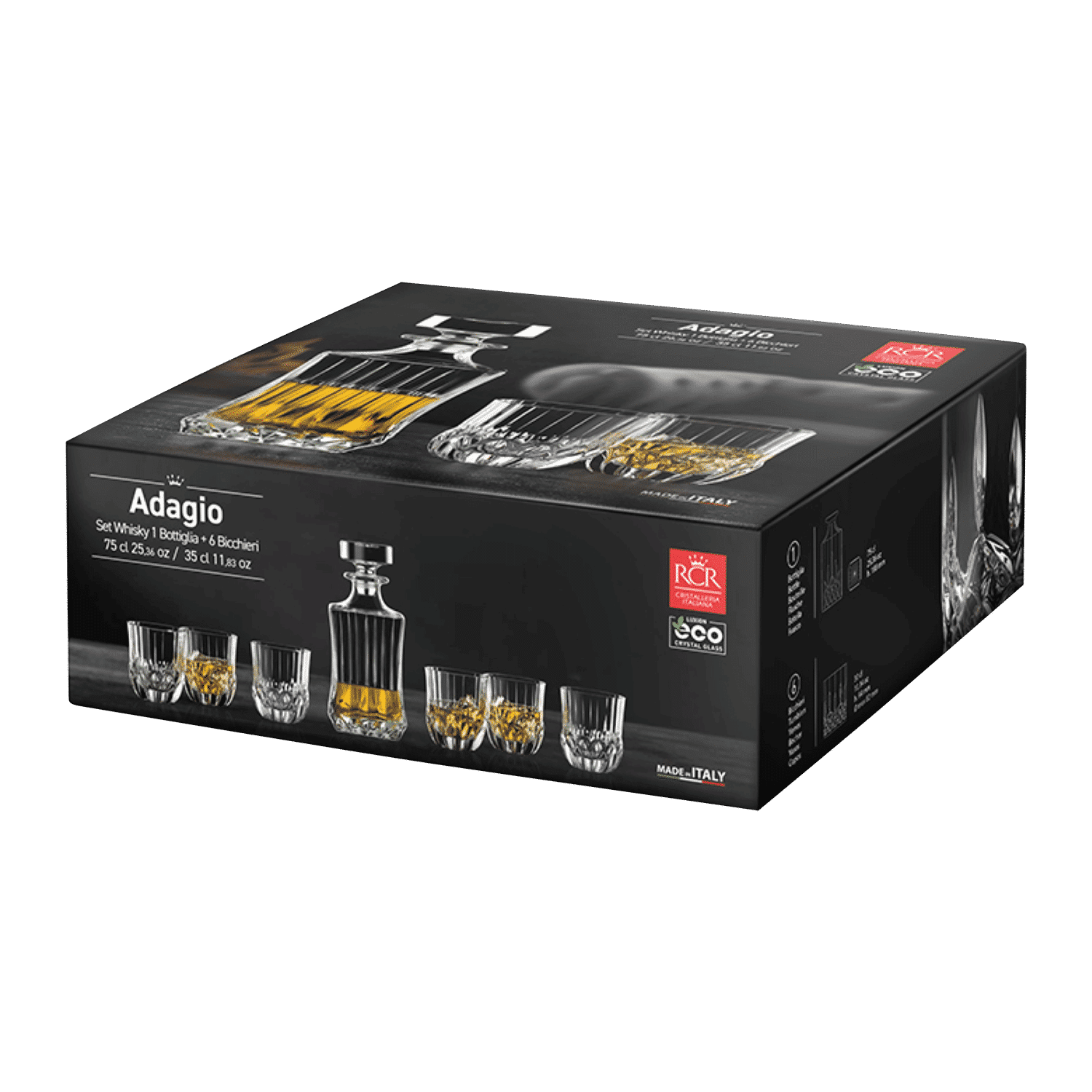 RCR Adagio Whiskeyset 7 - Delig - Glazen.nl