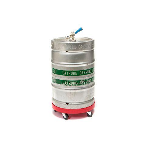 KEG Dolly met fust in gebruik