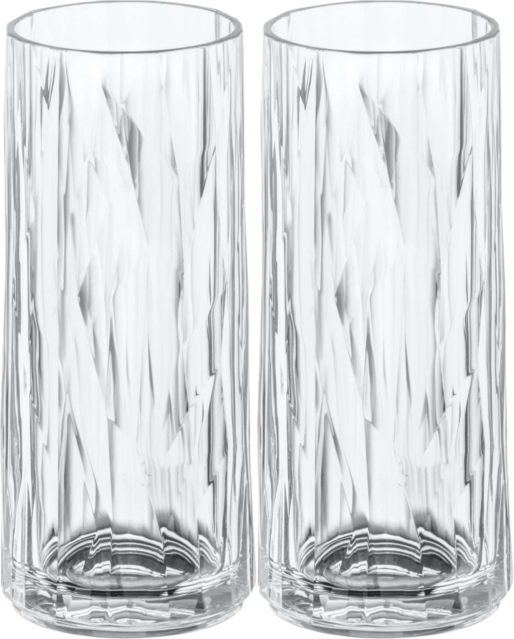 Koziol Superglas Club No. 03 verre long drink 25 Cl - 2 pièces