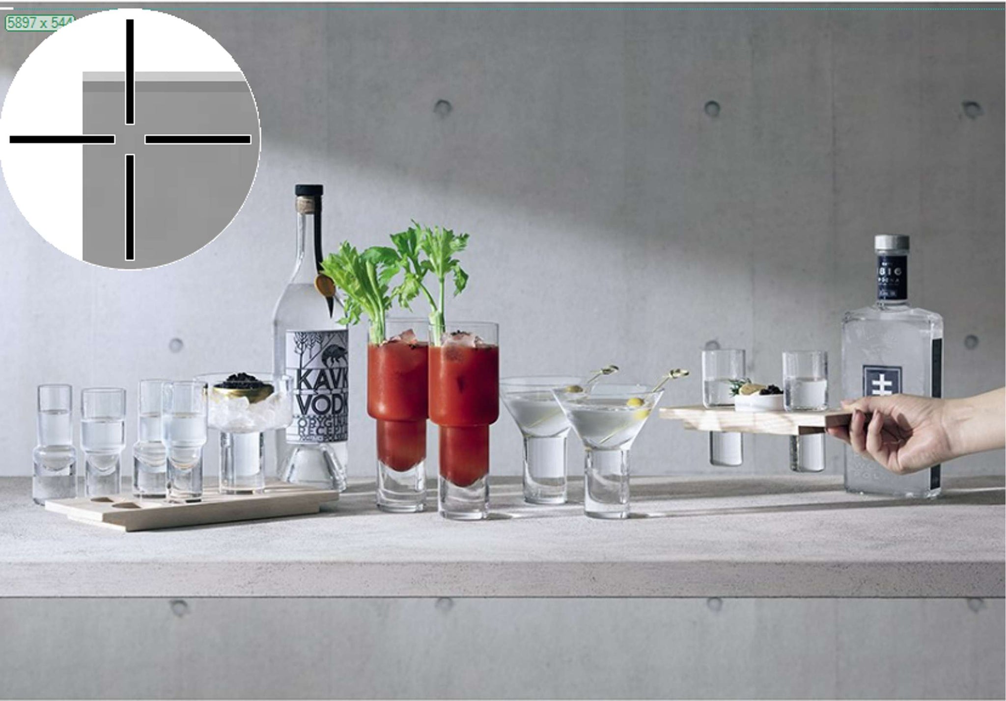 L.S.A. Verre à vodka 40 Cl - 2 pièces