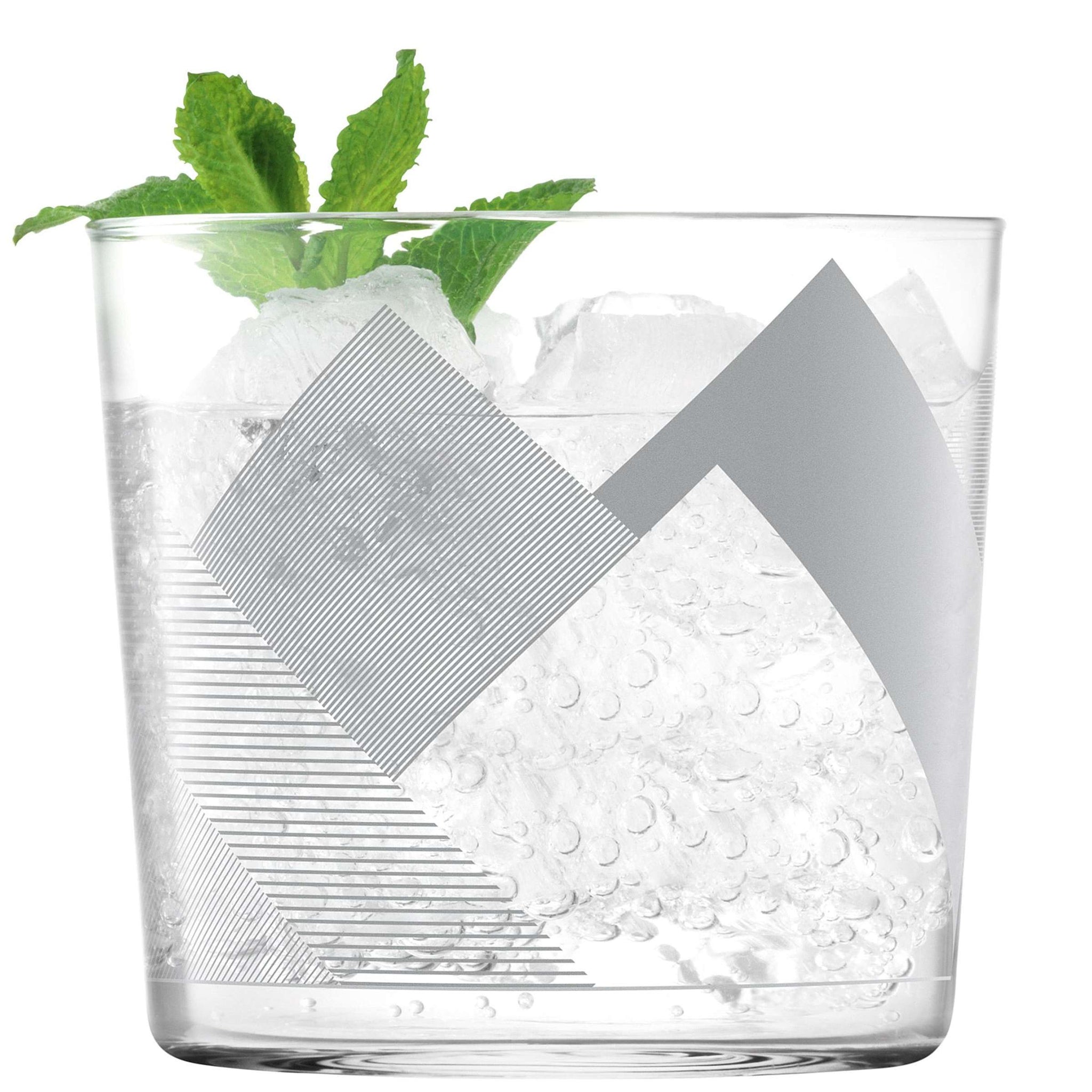 L.S.A. Verre tumbler Peaks 31 Cl gris - 4 pièces
