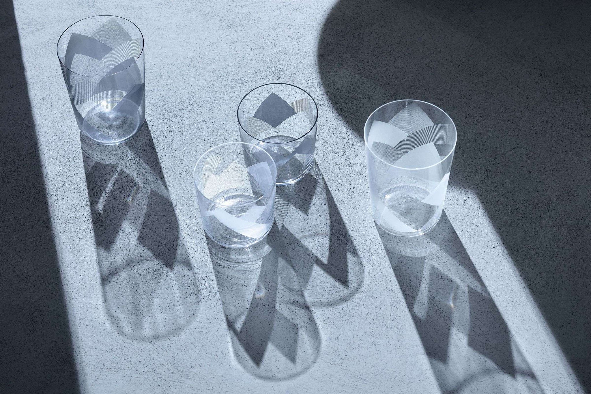 L.S.A. Verre tumbler Peaks 31 Cl gris - 4 pièces