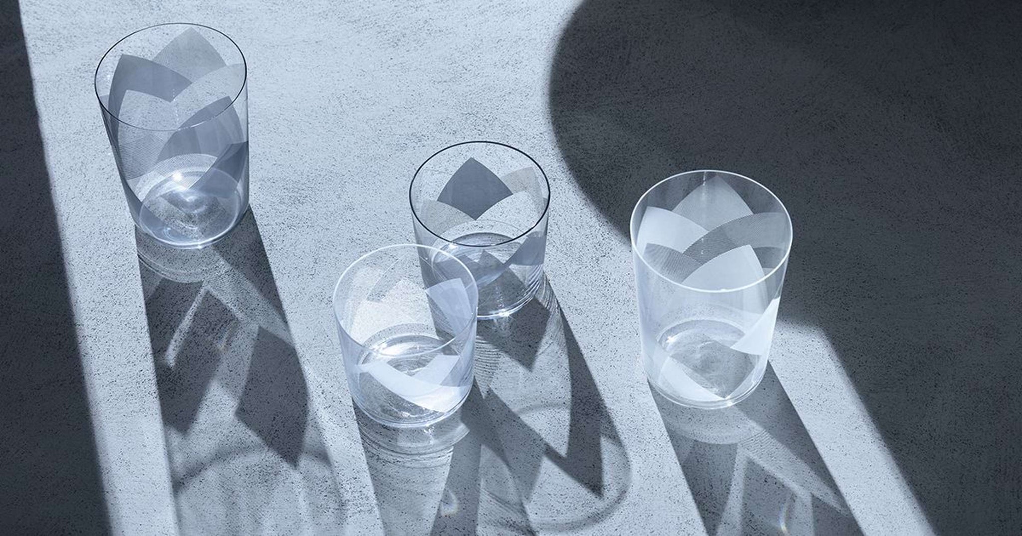 L.S.A. Verre tumbler Peaks 31 Cl gris - 4 pièces