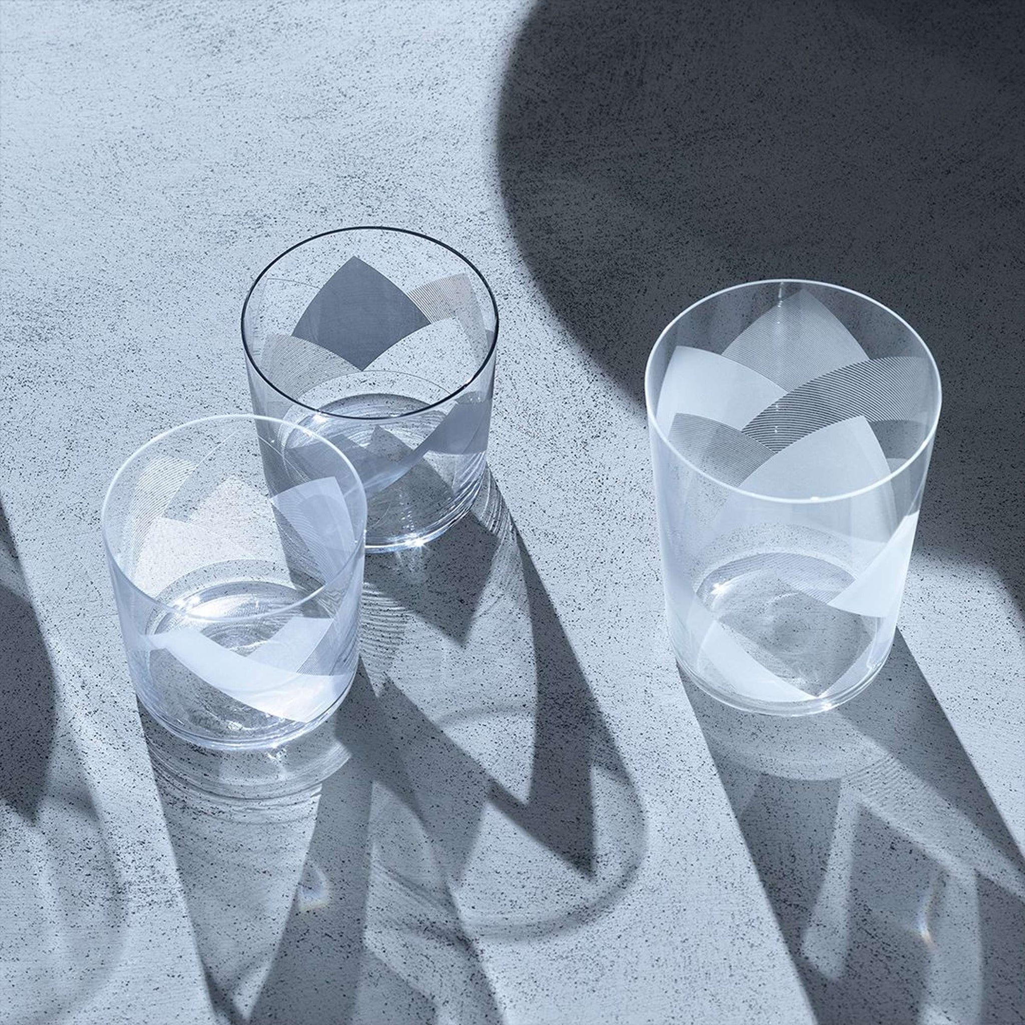 L.S.A. Verre tumbler Peaks 31 Cl gris - 4 pièces