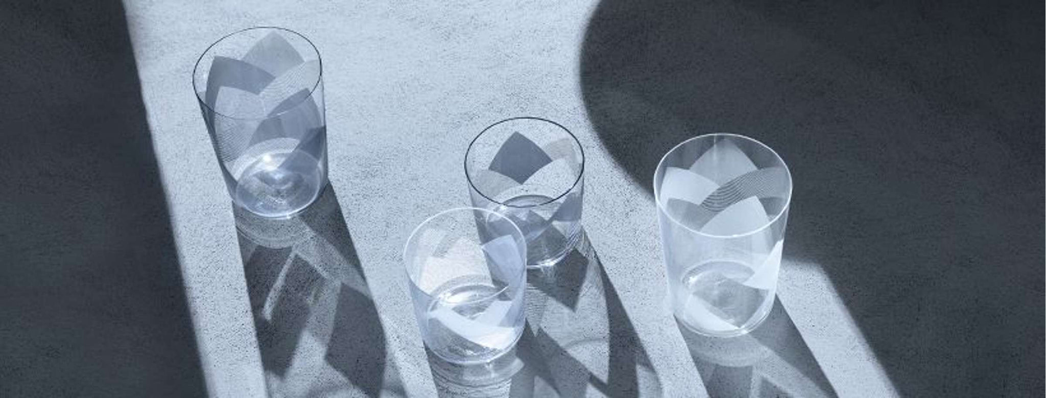 L.S.A. Verre tumbler Peaks 31 Cl gris - 4 pièces