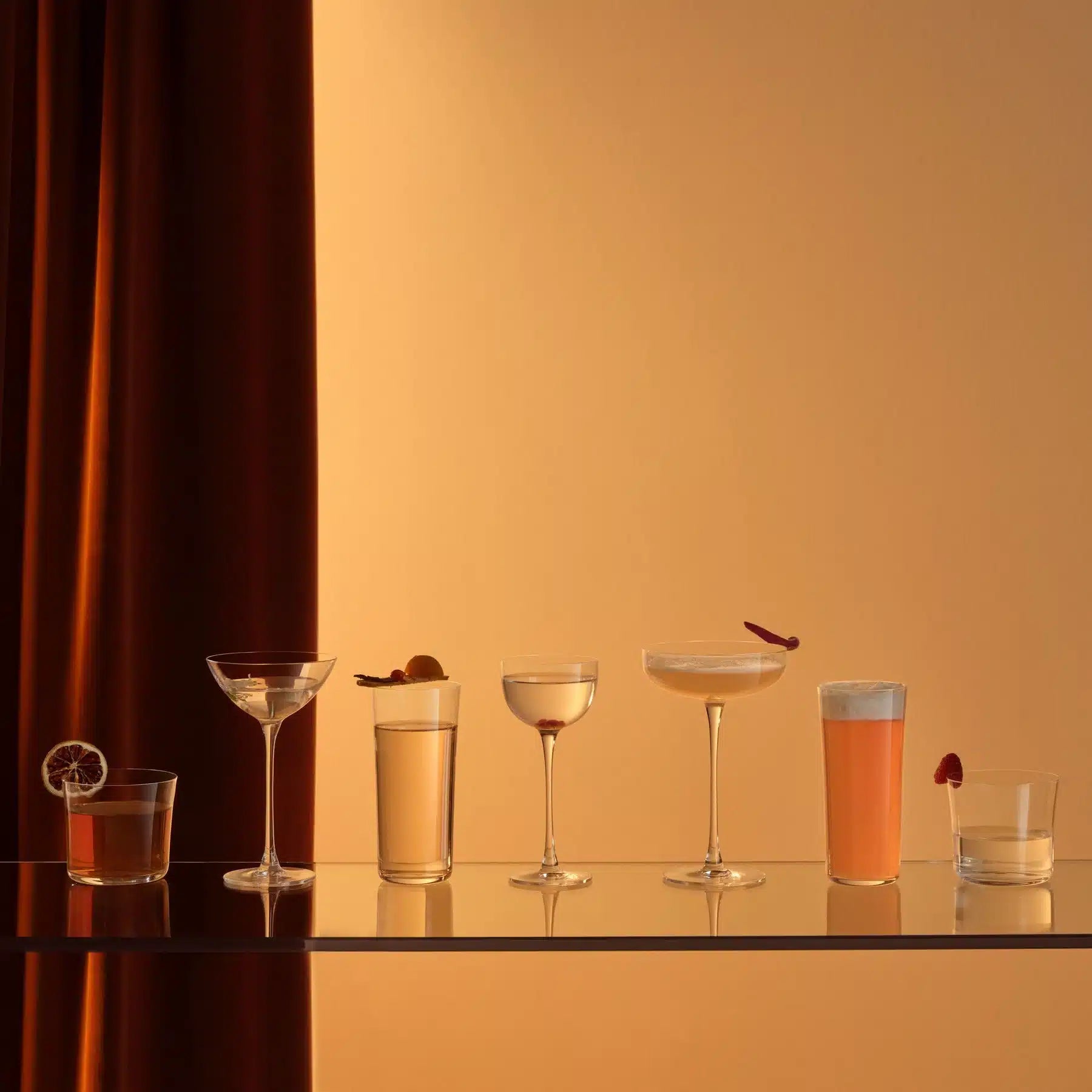 Nude Glass Savage Champagneglas / Coupe 22 Cl - 6 Stuks - Glazen.nl