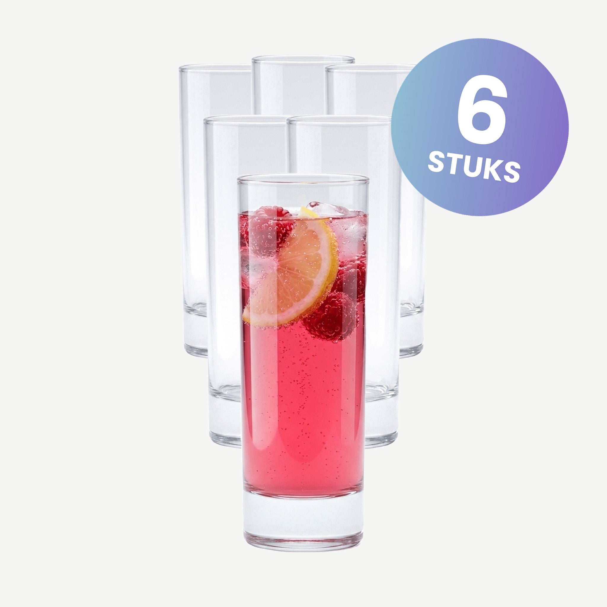Arcoroc Islande Longdrinkglas 22 Cl Tubo - set van 6 glazen
