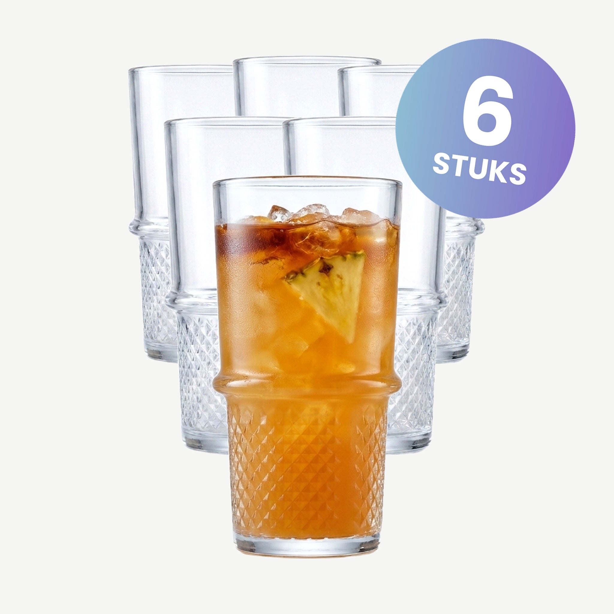Arcoroc New York Longdrinkglas 35 Cl - set van 6 glazen