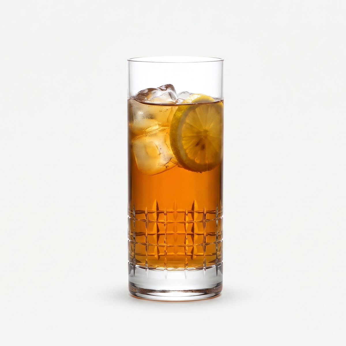 Lehmann Eclat Longdrinkglas 38 Cl gevuld met ijsthee