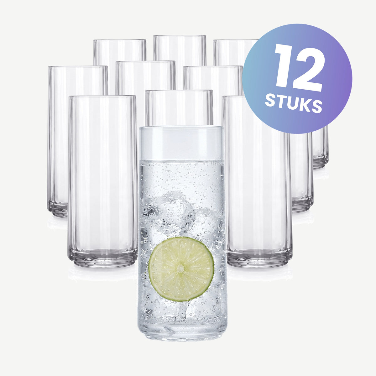 Bar Professional Reflex Longdrinkglas Kunststof 32 Cl - set van 12 glazen
