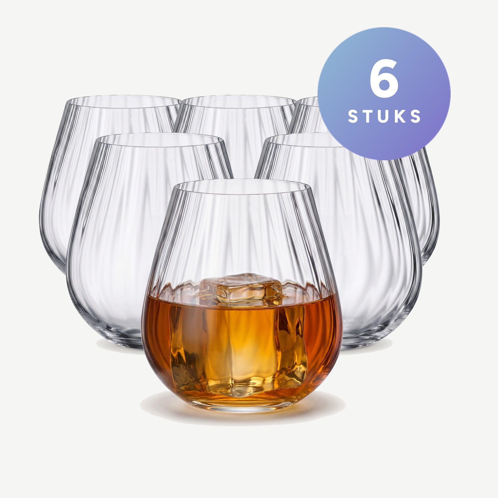 Bohemia Columba Tumbler 38 Cl set van 6 glazen