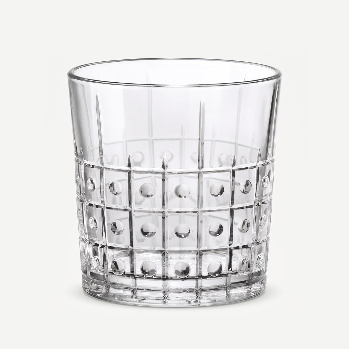 Bormioli Rocco Este tumbler 30 cl leeg, glas met ruitmotief