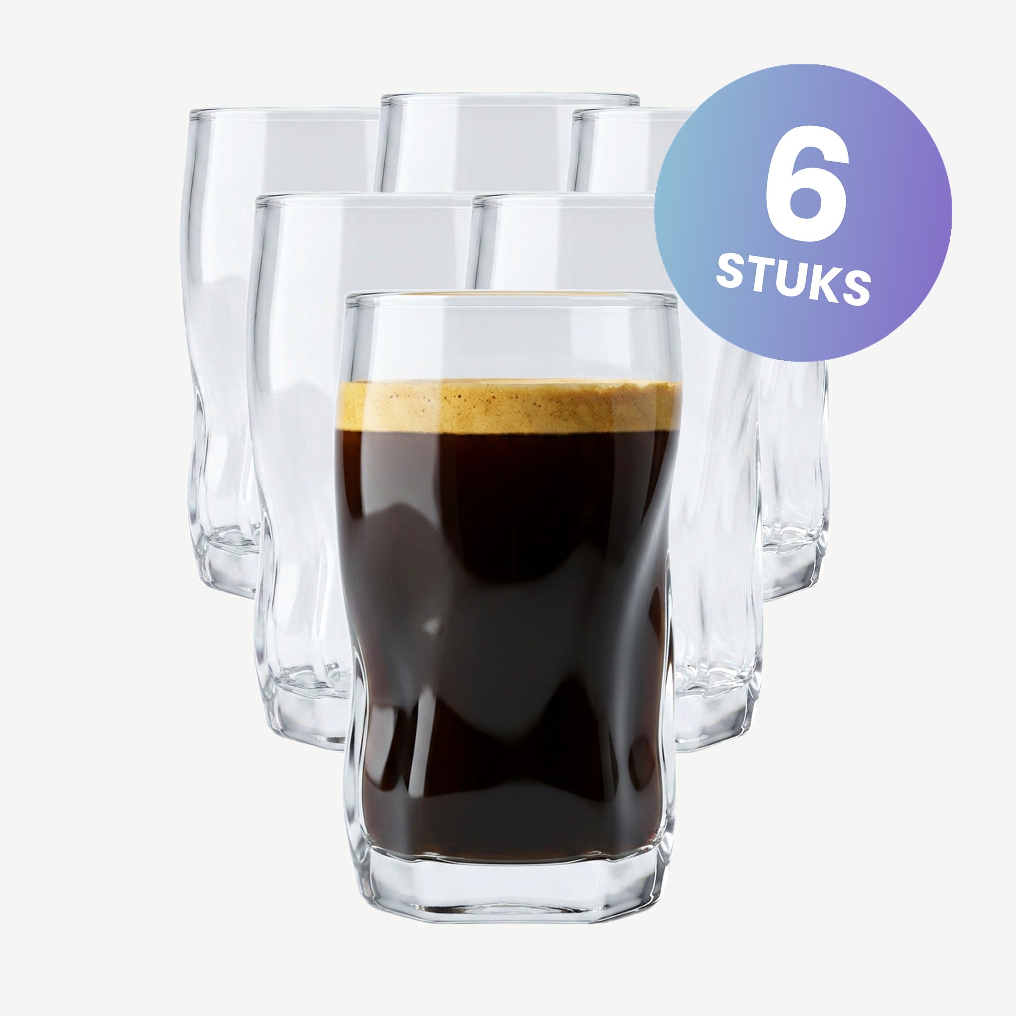 Bormioli Rocco Sorgente Shotglas 7 Cl - set van 6 glazen